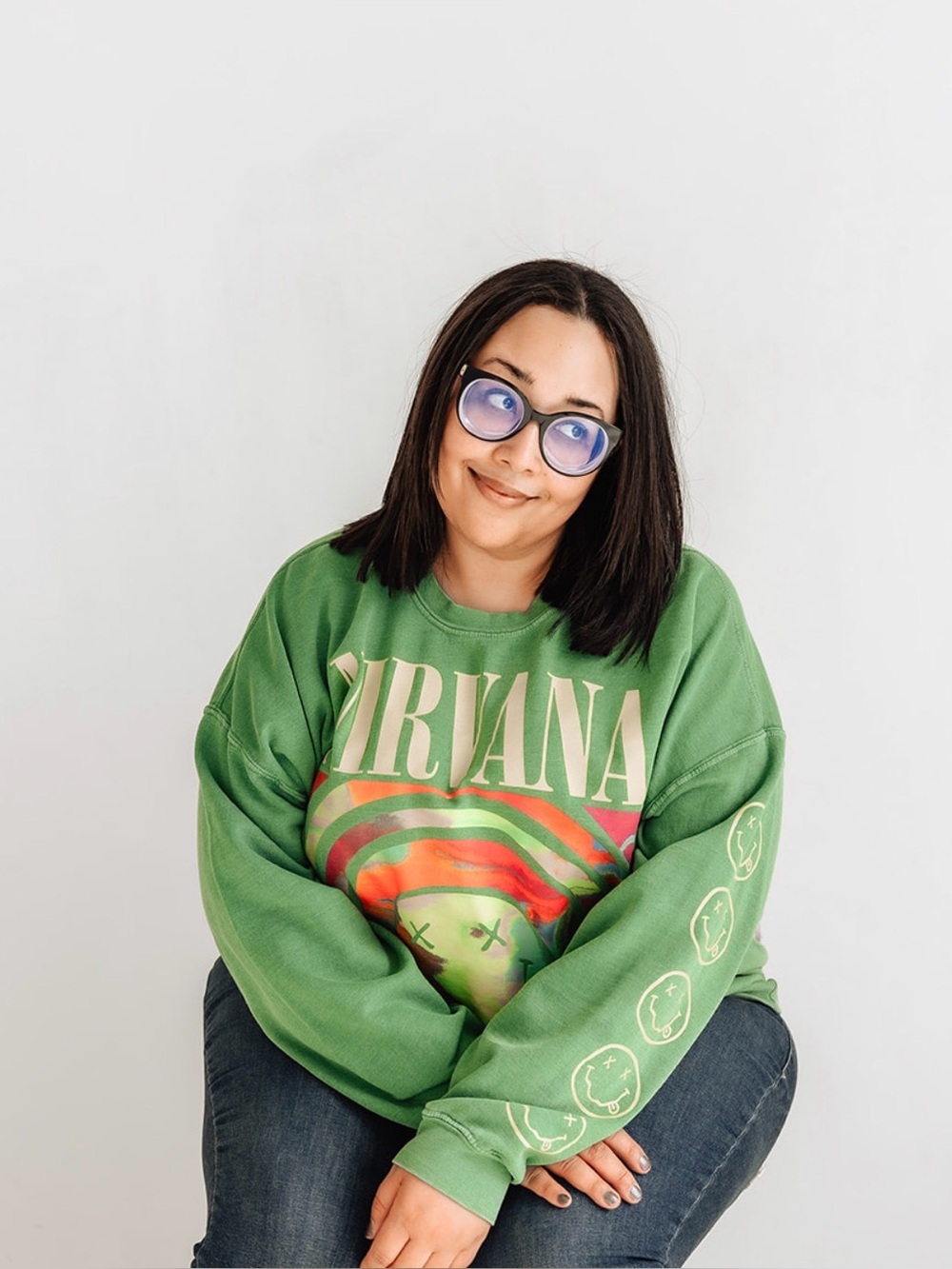Urban Outfitters Nirvana Crewneck Sweatshirt